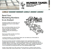 Tablet Screenshot of numbertamer.com